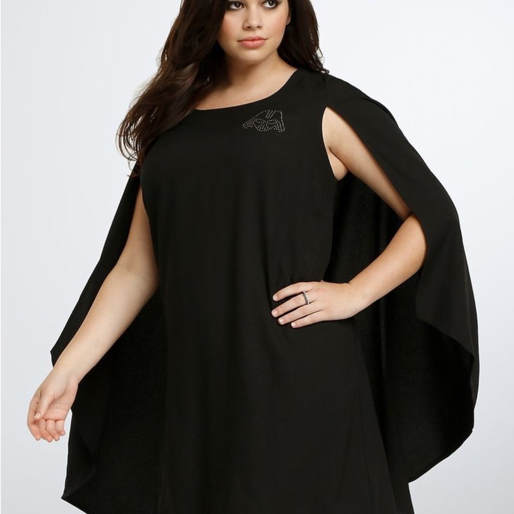 Her Universe Disney Star Wars Darth Vader Black Cape Mini Dress - Picture 2 of 5